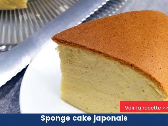 Sponge cake japonais